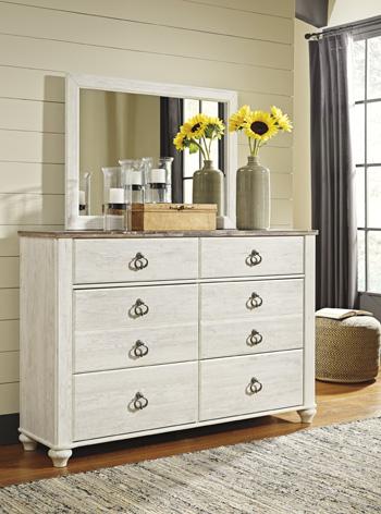 Willowton Dresser and Mirror