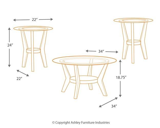 Fantell Table (Set of 3)